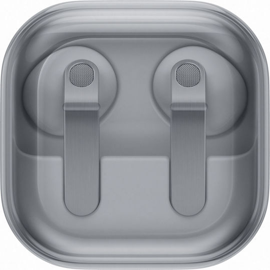 Samsung Galaxy Buds4 Bluetooth Handsfree Ακουστικά με Αντοχή στον Ιδρώτα και Θήκη Φόρτισης Λευκά