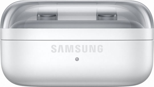 Samsung Galaxy Buds4 Bluetooth Handsfree Ακουστικά με Αντοχή στον Ιδρώτα και Θήκη Φόρτισης Λευκά