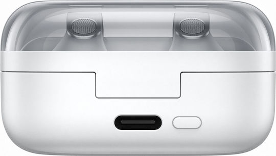 Samsung Galaxy Buds4 Bluetooth Handsfree Ακουστικά με Αντοχή στον Ιδρώτα και Θήκη Φόρτισης Λευκά
