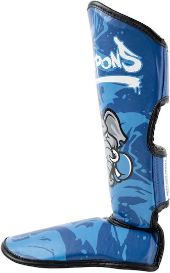 8 Weapons Kids Blue Shin Guards