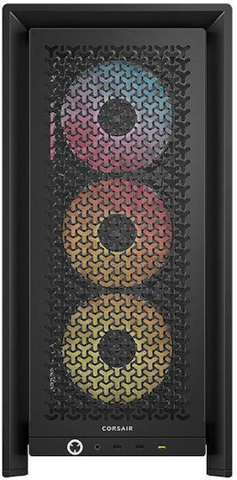 Corsair Frame 4000D Gaming Midi Tower Κουτί Υπολογιστή με Πλαϊνό Παράθυρο Μαύρο