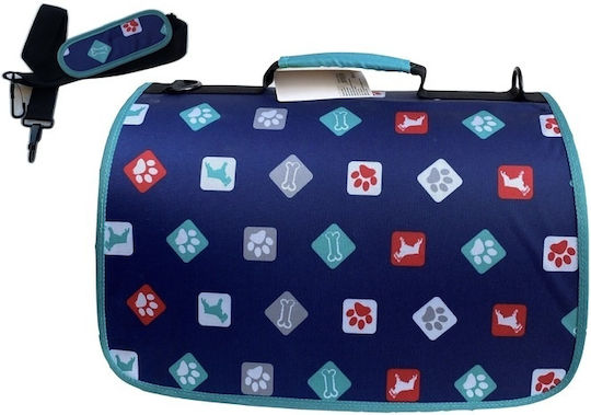 Geantă Pentru Transport Câine/Pisică Albastră L45xL28xÎ27cm