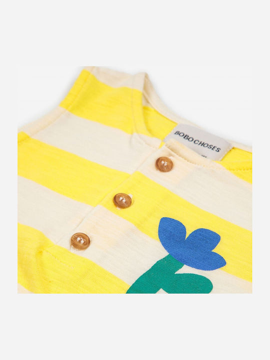 Bobo Choses Gelber Baby-Strampler
