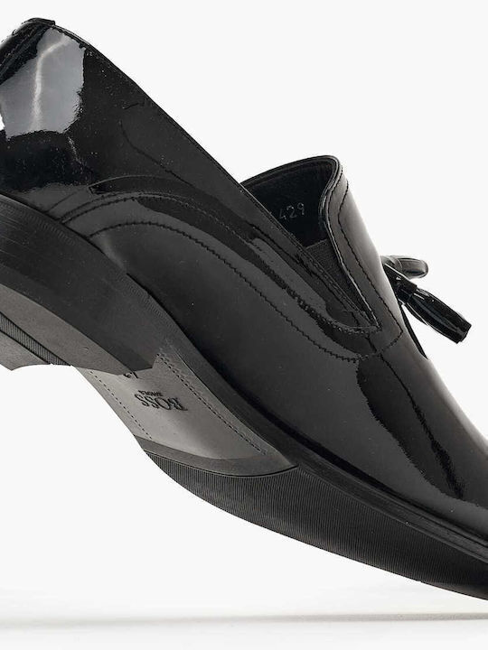 Men's Dress Shoes in Black Patent Leather