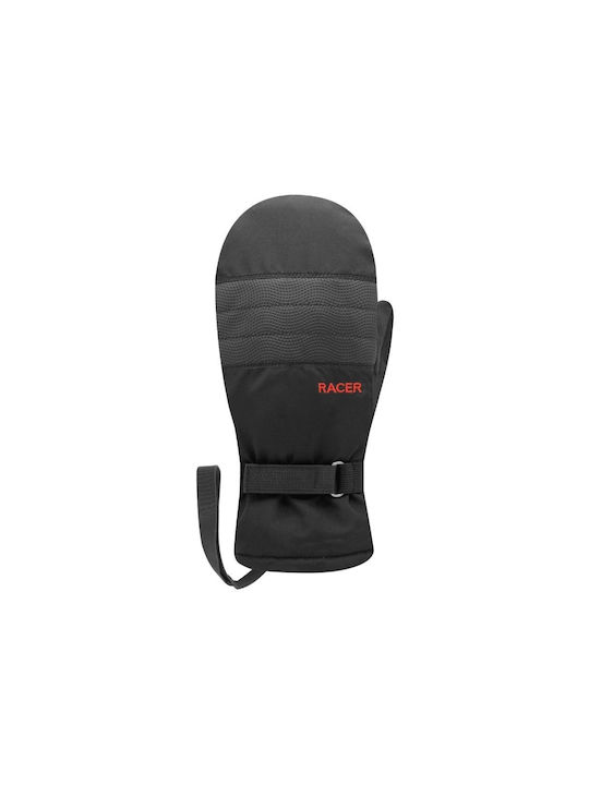 Racer Mittens Unisex Ski & Snowboard Gloves Black