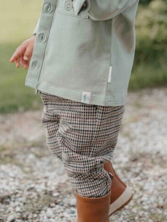 Kids Trousers Fabric Green