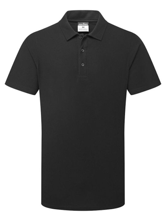 Portwest C211BKR – Polohemd Meshair Pro für Gastronomiebereiche Schwarz
