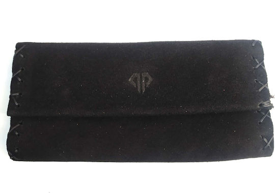 Amalfi Künstliches Leder Tabaktasche Schwarz