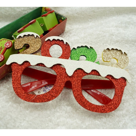 New Year's Eve Party Glasses 2022 Red Plastic Polyester Alista Home