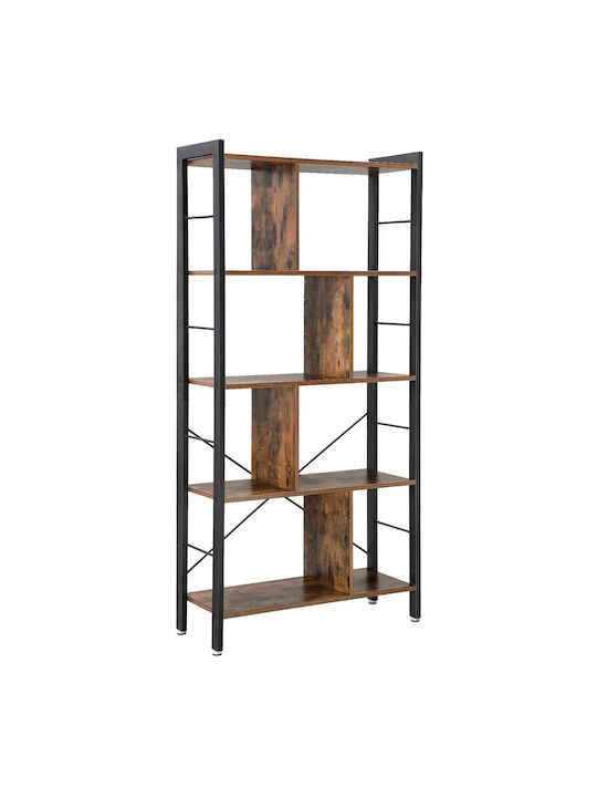 Bookcase Brown 74x30x154.5cm