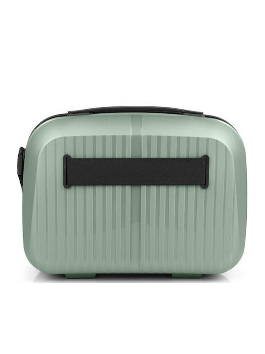 Hard Travel Toiletry Bag for Cosmetics Gabol 123912 Eco Mint Organizer – Lightweight Beauty Case & Secure Mint
