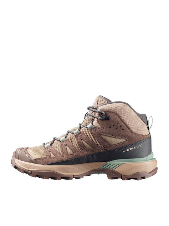 Salomon X Ultra 360 Ltr Mid Gtx Γυναικεία Ορειβατικά Μποτάκια Αδιάβροχα με Μεμβράνη Gore-Tex Πολύχρωμα