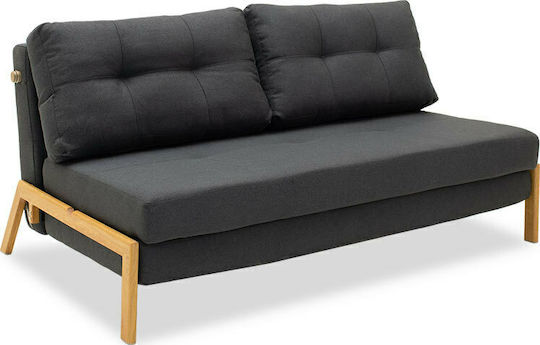 Pakketo Fancy Doppelsitzer Sofa Bett Anthrazit 150x92x77cm