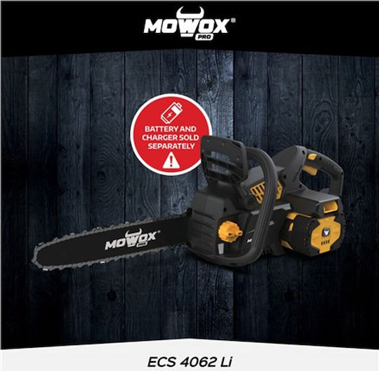 Mowox ECS 4062 Li Αλυσοπρίονο Μπαταρίας Solo Brushless 62V 5kg με Λάμα 40cm