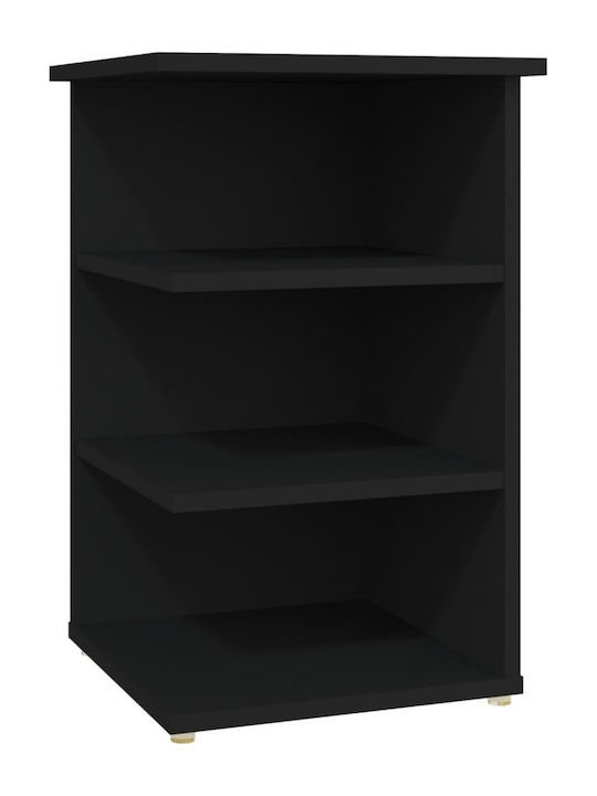 Bibliotecă Negru 35x35x55cm
