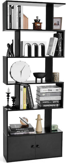 Black Bookcase 70x23x183cm Black Bookcase 70x23x183cm