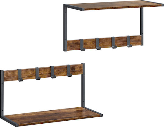 Ράφι Τοίχου Rustin Brown 50x24x27εκ. Ράφι Τοίχου Rustin Brown 50x24x27εκ.