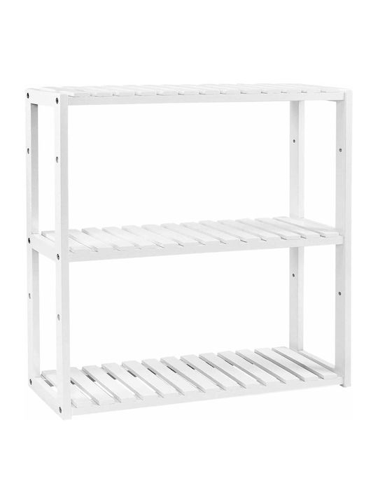 Βιβλιοθήκη Λευκή 60x15x54εκ.