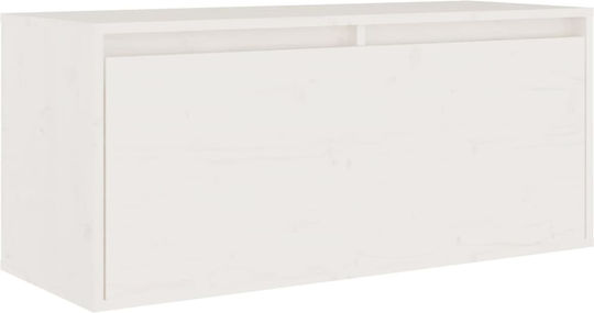 Kabinett Wand White 80x30x35cm