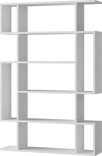 Bookcase Mito 108x25x161cm White Bookcase Mito 108x25x161cm White