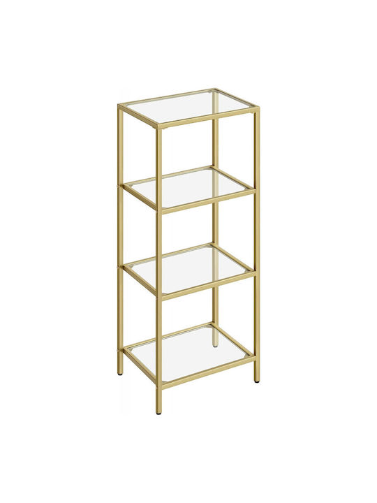 Bibliothek Gold 40x30x95cm