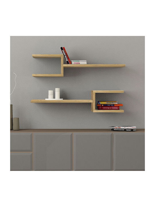 Рафтове За Стена Fork Sapphire Oak (2 Броя) 75x19.5x18 См