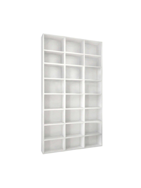 Βιβλιοθήκη Fyodor Λευκή 102x16x178εκ.