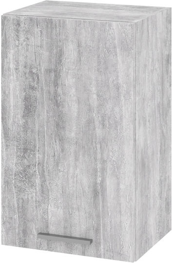 Hängender Wohnzimmer Nischenschrank aus Spanplatte Grau 40x35x65cm Hängender Wohnzimmer Nischenschrank aus Spanplatte Grau 40x35x65cm