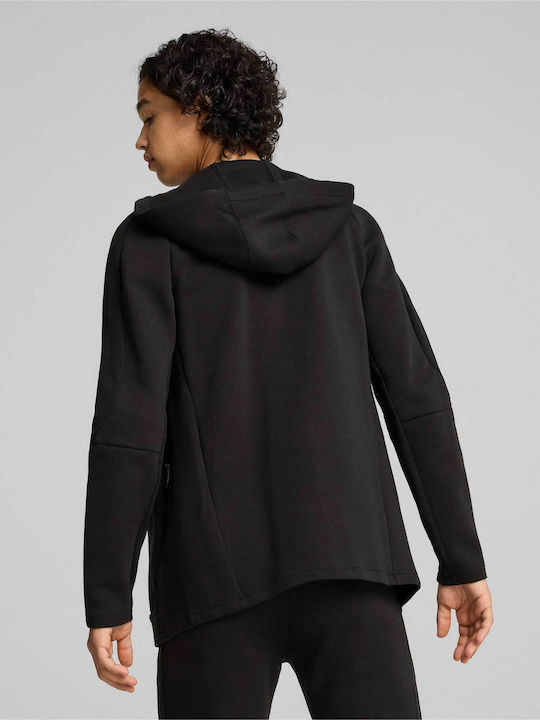 PUMA Evostripe Black Hooded Cardigan