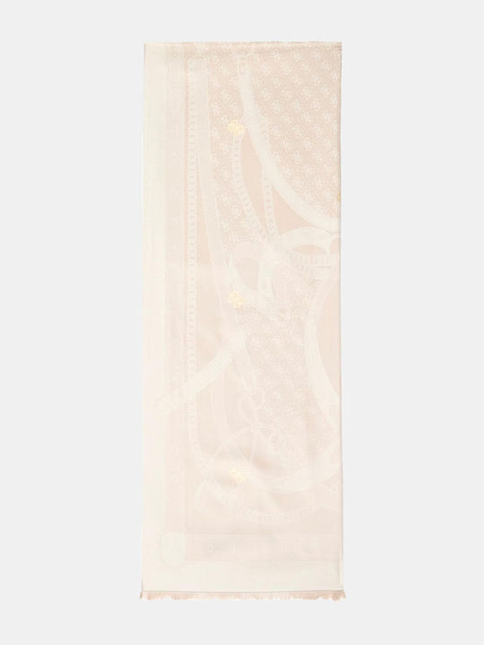 Guess Γυναικείο Φουλάρι Ecru