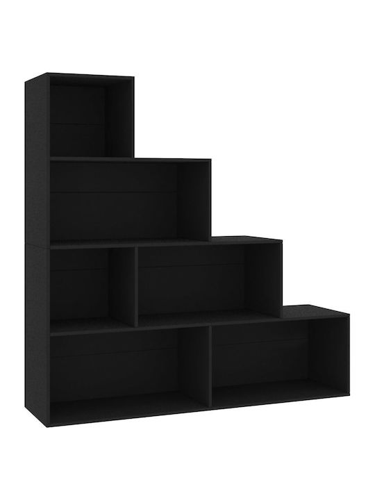 Bibliothek Schwarz 155x24x160cm