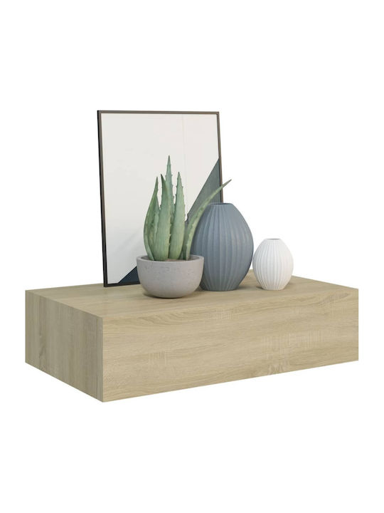 Wall Shelf Oak 40x23.5x10cm