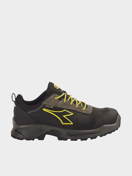 Utility Diadora Sport Diatex Low Αδιάβροχο Παπούτσι Ασφαλείας Μαύρο S3 με Πιστοποίηση P, CI, SRC,WR