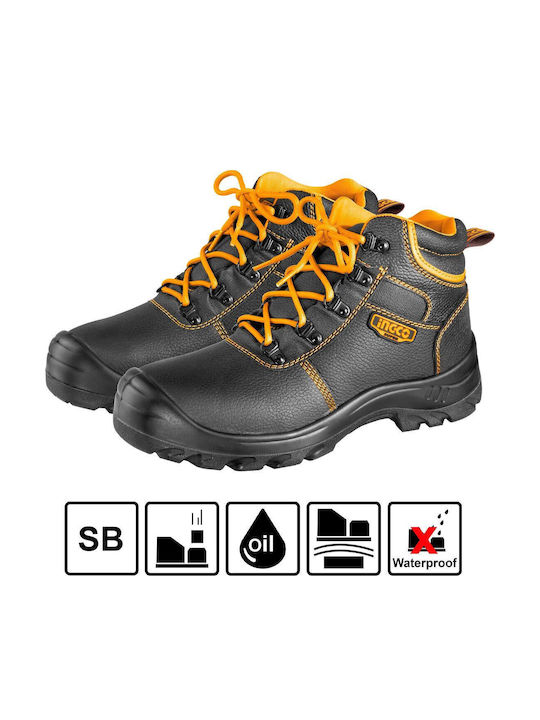 Ingco Boots Safety SB with Certification P