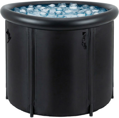 Piscină Rotundă PVC 320lt Gonflabilă 90x75cm Neagră
