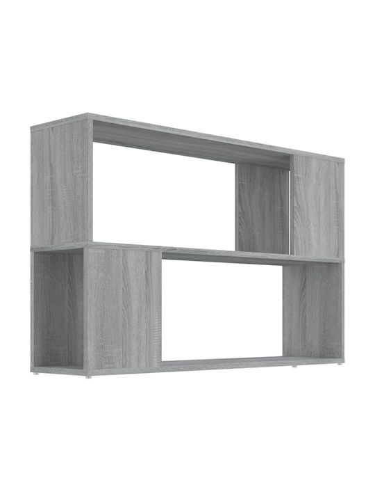 Bibliothek Grau Sonoma 100x24x63cm