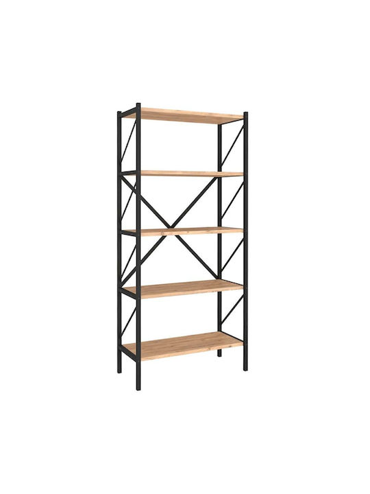 Βιβλιοθήκη Colmar Pine / Oak 66x34x160εκ.