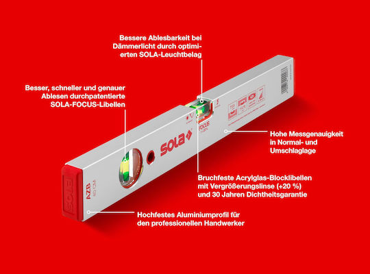 Sola 01010501 Αλφάδι Αλουμινίου 40εκ.