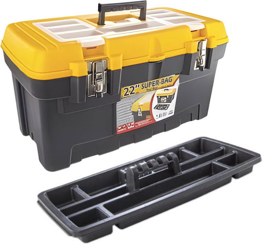 Asrin Hand Tool Case Plastic with Tobacco Case Dimensions: W57xD31.5xH29.5cm