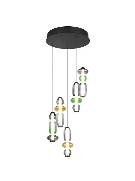 Trio Lighting Κρεμαστό Φωτιστικό Πολύχρωμο 42x200εκ.