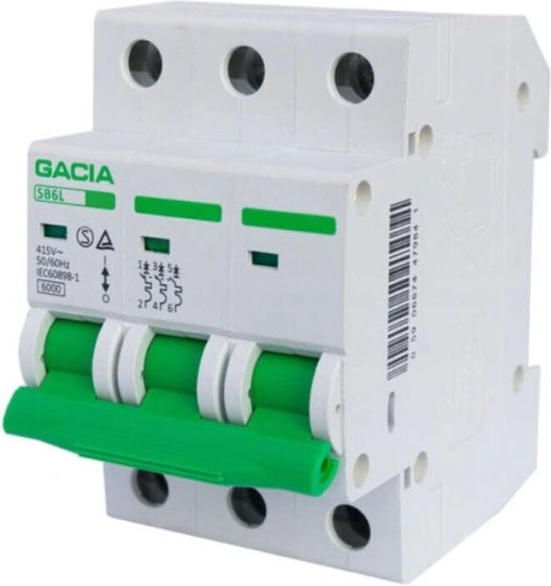 Circuit Breaker B 3p 16a