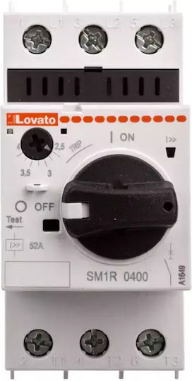 Lovato Electric Τριπολικό Μπουτόν Ράγας 4A