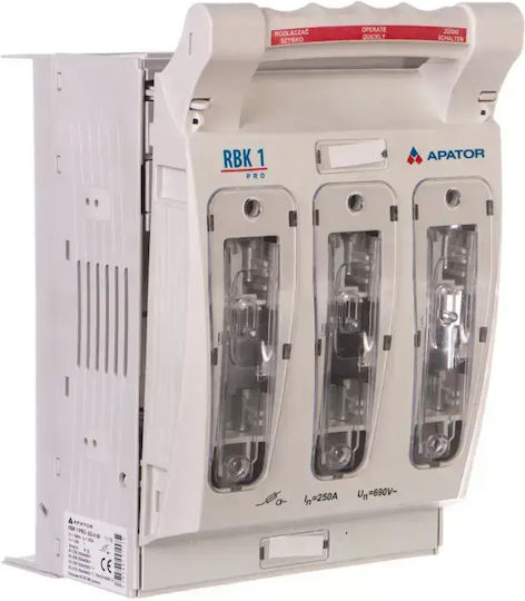 Apator Sicherungs-Isolationsschalter Rbk 1 Pro-sg-v 60 Terminal V-Klemme 50-240mm2