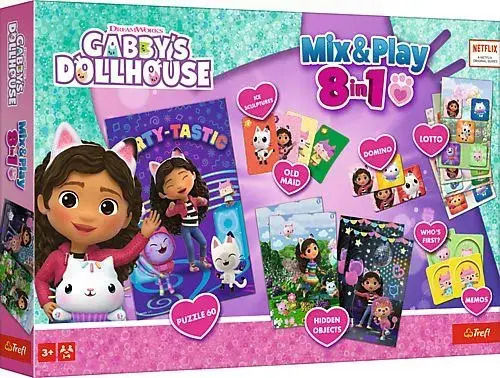 Επιτραπέζιο Παιχνίδι Gabby's Dollhouse για 1-4 Παίκτες 3+ Ετών 02747 (EN) Trefl