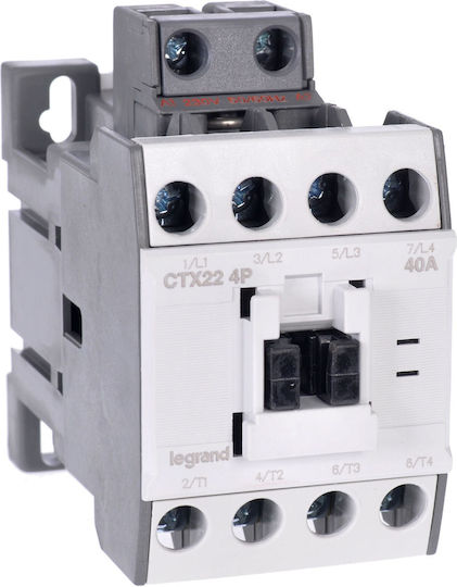Legrand Ctx3 Ρελέ Ράγας Ισχύος 40A με Τάση 230V AC
