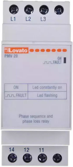 Lovato Electric Ρεле за фаза Захранване Еднополюсно