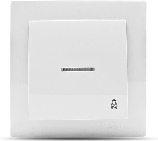 Geyer Weißer Wandschalter Glocke Hinweisleuchte 12v