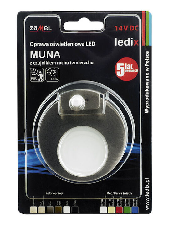 Zamel Lumină de exterior montată pe perete LED cu Alb Natural Lumină