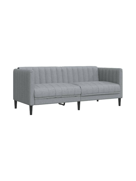 Διθέσιος Καναπές Ανοιχτό Γκρι 176x76.5x74.5εκ. 372604
