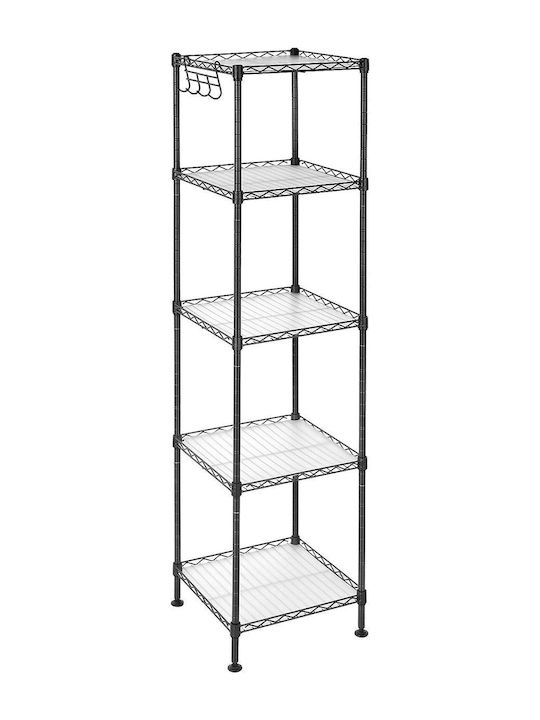 Bookcase Black 30x30x123.5cm